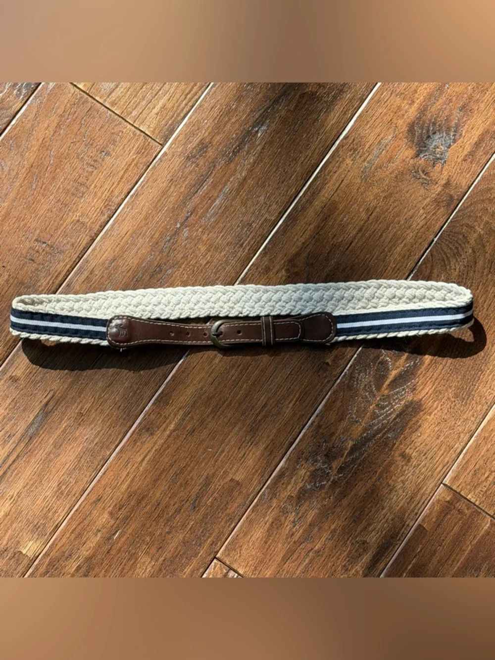 Abercrombie & Fitch Y2K Vintage Braided Nautical Belt